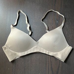 Aerie Real Sunnie Wireless Nude/Tan Bra - Size 34A
